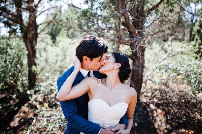 Krystina Alabado and Robert Lenzi on their marriage